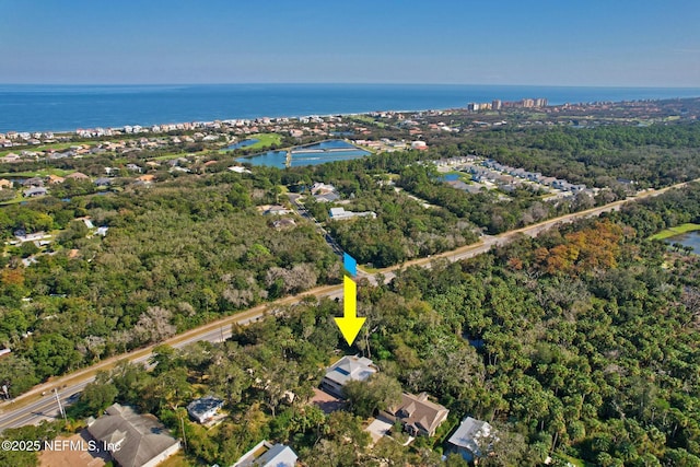 4 Pamela Pkwy, Palm Coast, FL 32137 - bird's eye view featuring a water view