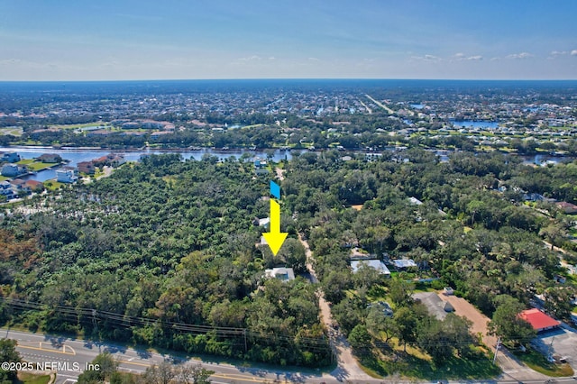 4 Pamela Pkwy, Palm Coast, FL 32137 - birds eye view of property featuring a water view