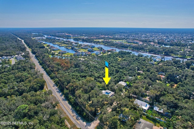 4 Pamela Pkwy, Palm Coast, FL 32137 - drone / aerial view with a water view