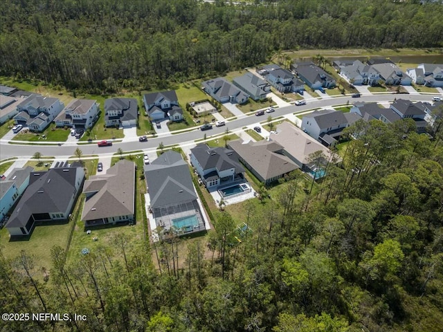 508 Palm Crest Dr, Ponte Vedra, FL 32081 - aerial overview of property's location featuring nearby suburban area and a forest