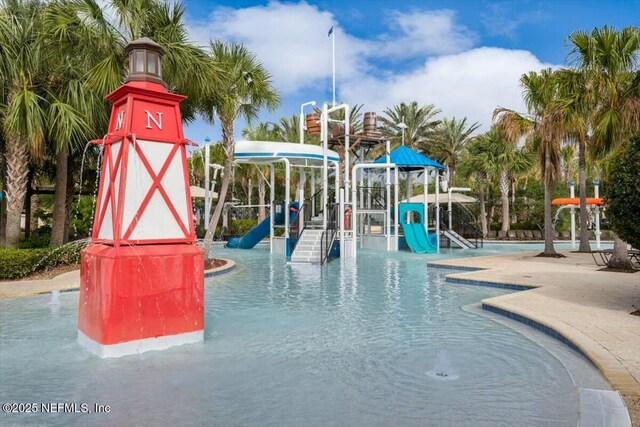 508 Palm Crest Dr, Ponte Vedra, FL 32081 - community jungle gym featuring a water play area and a community pool