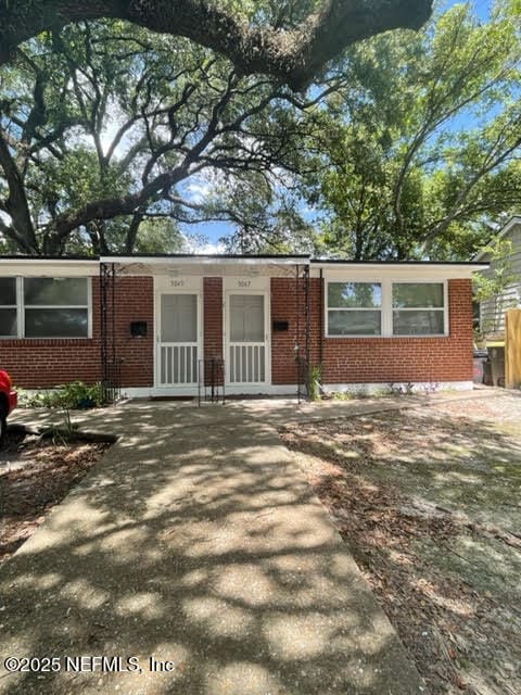 3047 Post St, Jacksonville, FL 32205 - view of front of home with brick siding