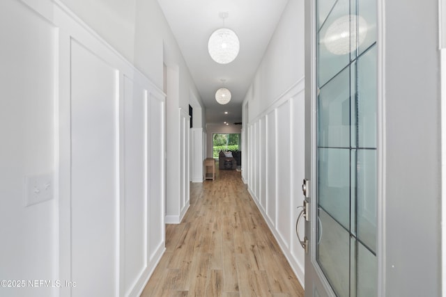 489 Windley Dr, Saint Augustine, FL 32092 - corridor with light wood-style floors and baseboards