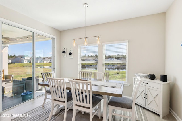 29 Stargaze Ln, Saint Augustine, FL 32095 - dining room featuring light wood-style floors and baseboards