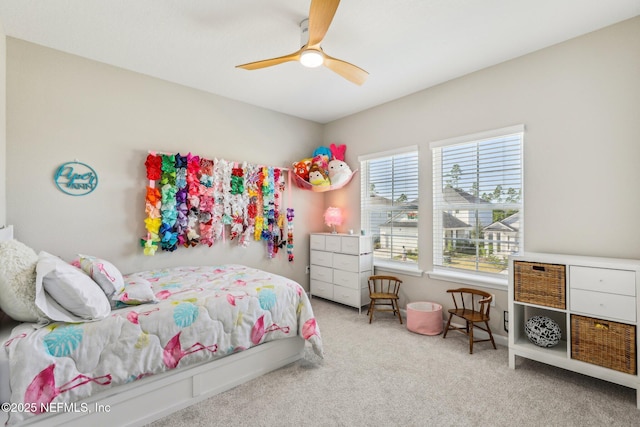 29 Stargaze Ln, Saint Augustine, FL 32095 - carpeted bedroom with ceiling fan