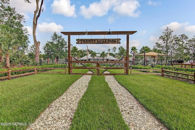 464 Deer Valley Dr, Ponte Vedra, FL 32081 - view of yard featuring fence