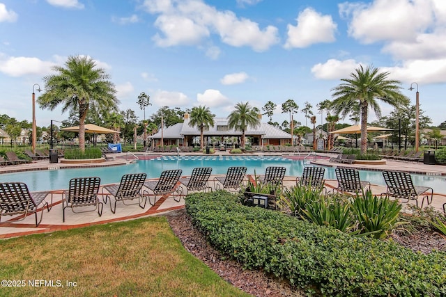 464 Deer Valley Dr, Ponte Vedra, FL 32081 - pool featuring a patio