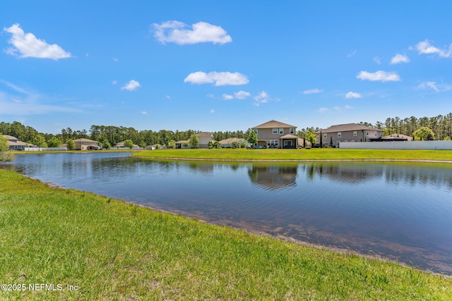 property view of water