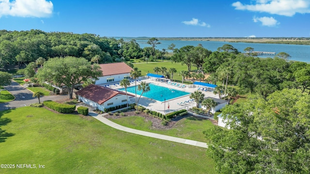 38 Talavera Ct, Saint Augustine, FL 32086 - bird's eye view with a water view