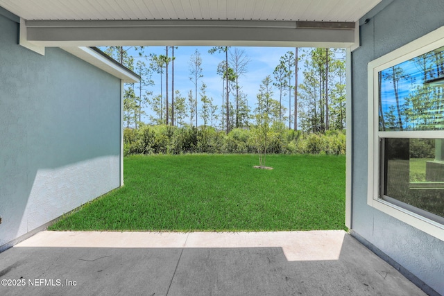 356 Salazar St, Saint Augustine, FL 32095 - view of grassy yard featuring a patio area