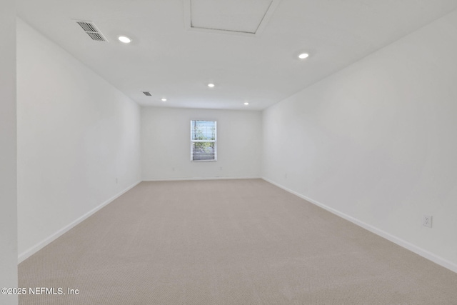 356 Salazar St, Saint Augustine, FL 32095 - empty room featuring recessed lighting and light carpet