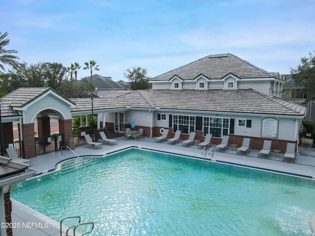 35211 Harbour Vista Cir, Saint Augustine, FL 32080 - pool with a patio area and fence