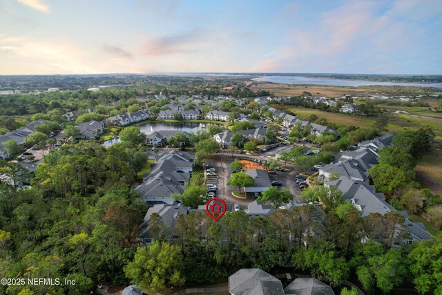 35211 Harbour Vista Cir, Saint Augustine, FL 32080 - bird's eye view featuring a residential view and a water view