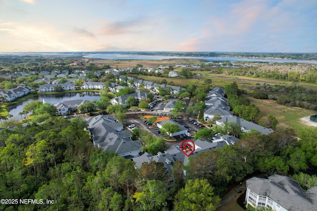 35211 Harbour Vista Cir, Saint Augustine, FL 32080 - aerial view featuring a water view and a residential view
