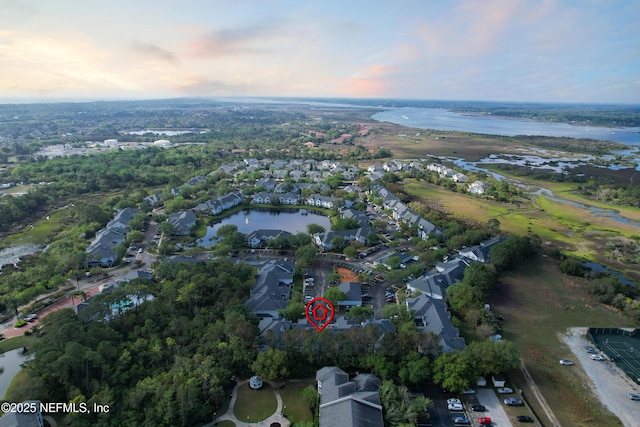 35211 Harbour Vista Cir, Saint Augustine, FL 32080 - drone / aerial view with a water view and a residential view