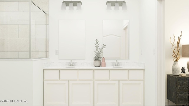 99 Hogan Ct, Saint Augustine, FL 32092 - bathroom featuring double vanity and a sink