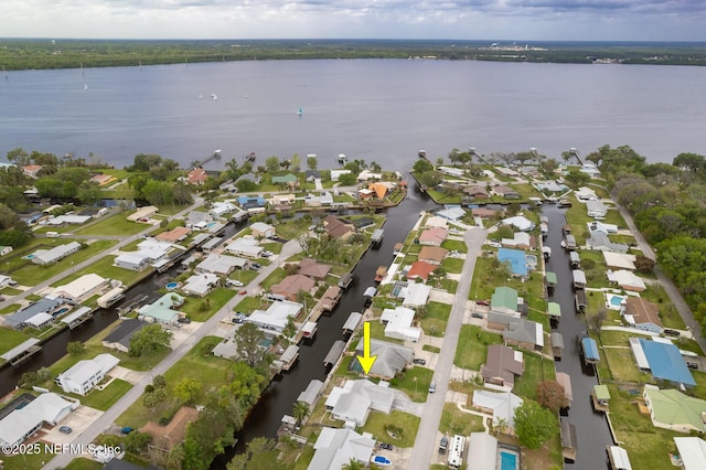111 Magnolia Dr, East Palatka, FL 32131 - bird's eye view with a residential view and a water view
