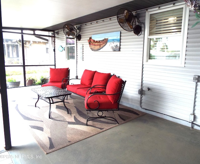 111 Magnolia Dr, East Palatka, FL 32131 - view of patio / terrace with a lanai
