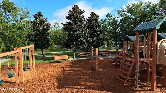 view of communal playground