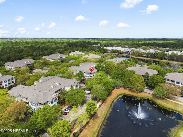 12700 Bartram Park Blvd Unit 1538, Jacksonville, FL 32258 - bird's eye view featuring a water view and a residential view