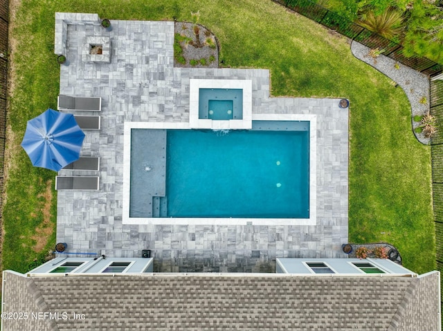 drone / aerial view
