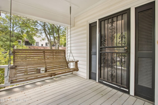 1516 Aberdeen St, Jacksonville, FL 32205 - wooden deck featuring a porch