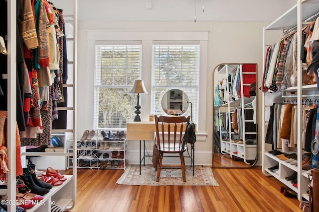 1516 Aberdeen St, Jacksonville, FL 32205 - home office with wood finished floors