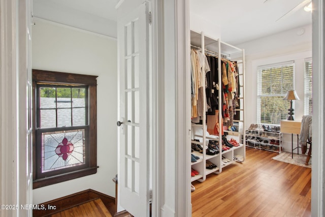 1516 Aberdeen St, Jacksonville, FL 32205 - walk in closet with wood finished floors