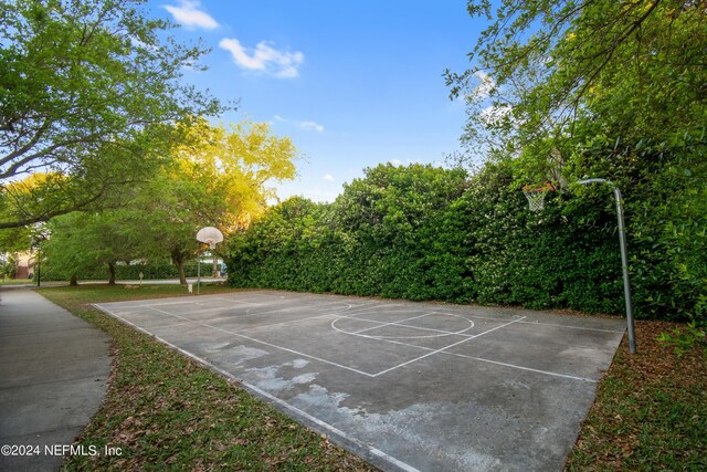 view of sport court with community basketball court