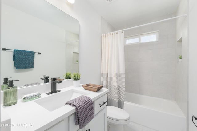 803 12th Ave S, Jacksonville Beach, FL 32250 - full bath with toilet, vanity, and shower / tub combo