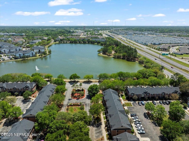 1492 Fieldview Dr, Jacksonville, FL 32225 - birds eye view of property with a residential view and a water view