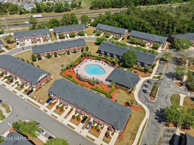 1492 Fieldview Dr, Jacksonville, FL 32225 - drone / aerial view featuring a residential view