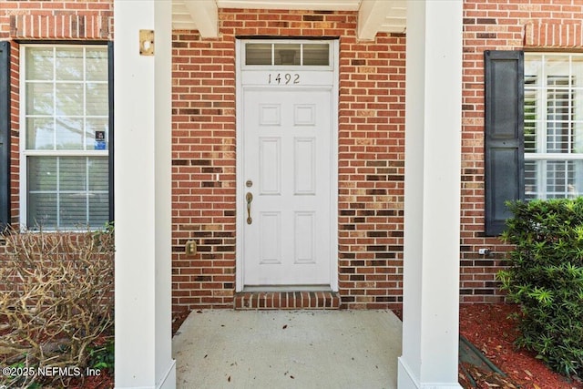1492 Fieldview Dr, Jacksonville, FL 32225 - entrance to property featuring brick siding