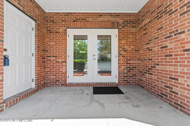 1492 Fieldview Dr, Jacksonville, FL 32225 - entrance to property featuring brick siding and french doors