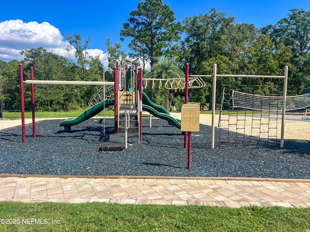 view of communal playground