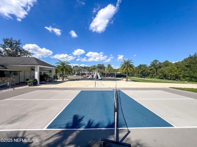 exterior space with playground community
