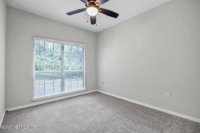 7800 Point Meadows Dr Unit 1511, Jacksonville, FL 32256 - carpeted empty room featuring baseboards and ceiling fan