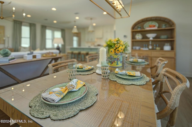 928 Caiden Dr, Ponte Vedra, FL 32081 - dining room with wood finished floors and recessed lighting
