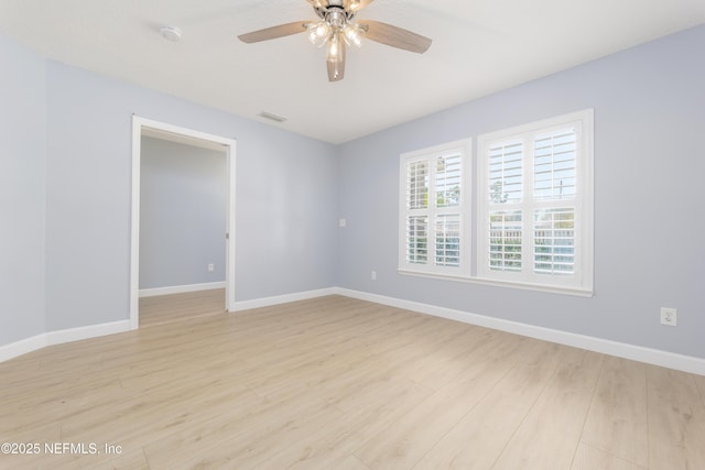476 Monet Ave, Ponte Vedra, FL 32081 - empty room featuring baseboards, light wood-style floors, and visible vents