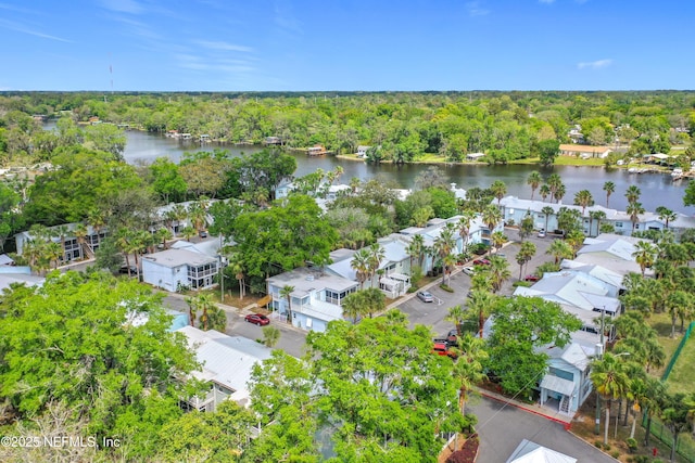 3434 Blanding Blvd Unit 116, Jacksonville, FL 32210 - aerial view featuring a water view, a forest view, and a residential view