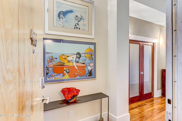301 E Bay St Unit 405, Jacksonville, FL 32202 - hall with wood finished floors