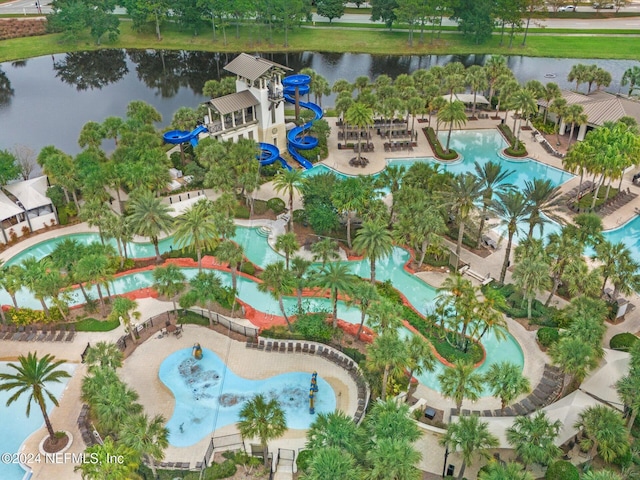 431 Crestview Dr, Ponte Vedra, FL 32081 - aerial view featuring a water view