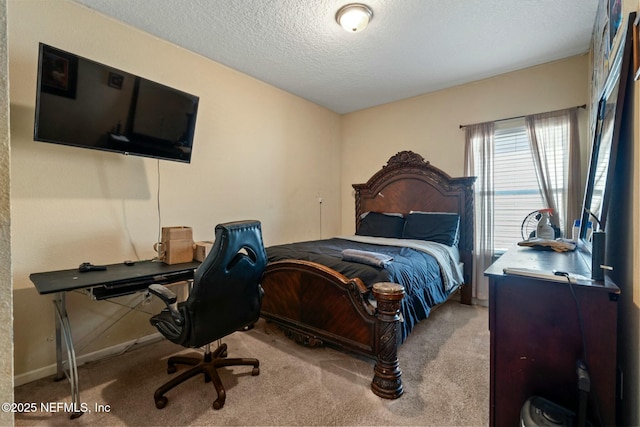 15943 Baxter Creek Dr, Jacksonville, FL 32218 - carpeted bedroom featuring baseboards and a textured ceiling