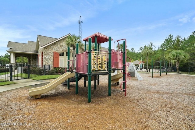 15943 Baxter Creek Dr, Jacksonville, FL 32218 - communal playground with fence