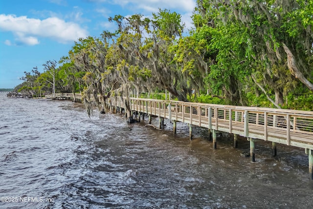 185 Calumet Dr, Saint Johns, FL 32259 - view of dock with a water view