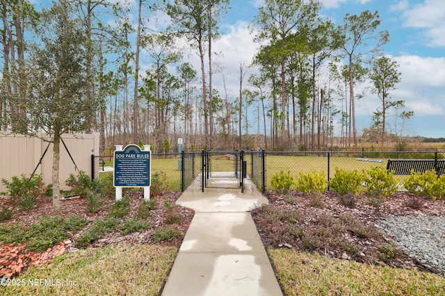 102 Fairlake Cir, Saint Augustine, FL 32092 - view of property's community featuring fence and a gate