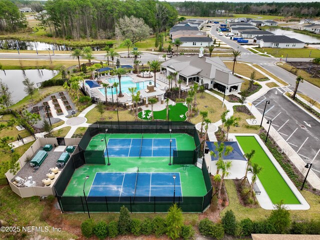 102 Fairlake Cir, Saint Augustine, FL 32092 - bird's eye view featuring a water view