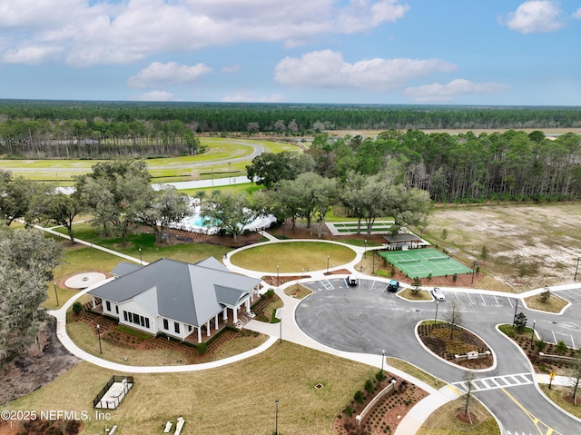 102 Fairlake Cir, Saint Augustine, FL 32092 - birds eye view of property featuring a view of trees