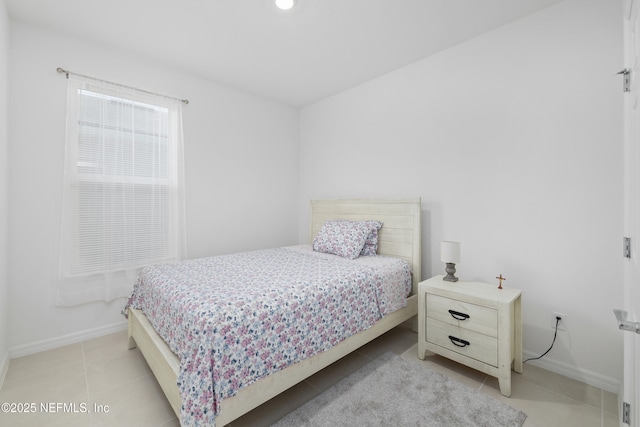 102 Fairlake Cir, Saint Augustine, FL 32092 - bedroom with light tile patterned floors, baseboards, and recessed lighting