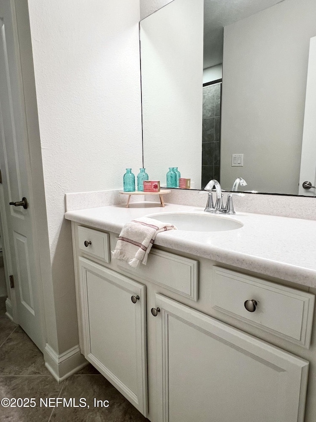 2714 Las Calinas Blvd, Saint Augustine, FL 32095 - bathroom with tile patterned flooring and vanity